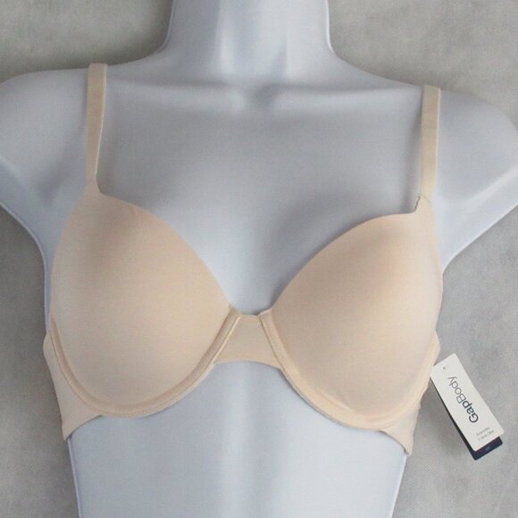 NWT GAP GapBody Women's Everyday Essentials T-Shirt Bra, Warm Pink - Picture 1 of 11